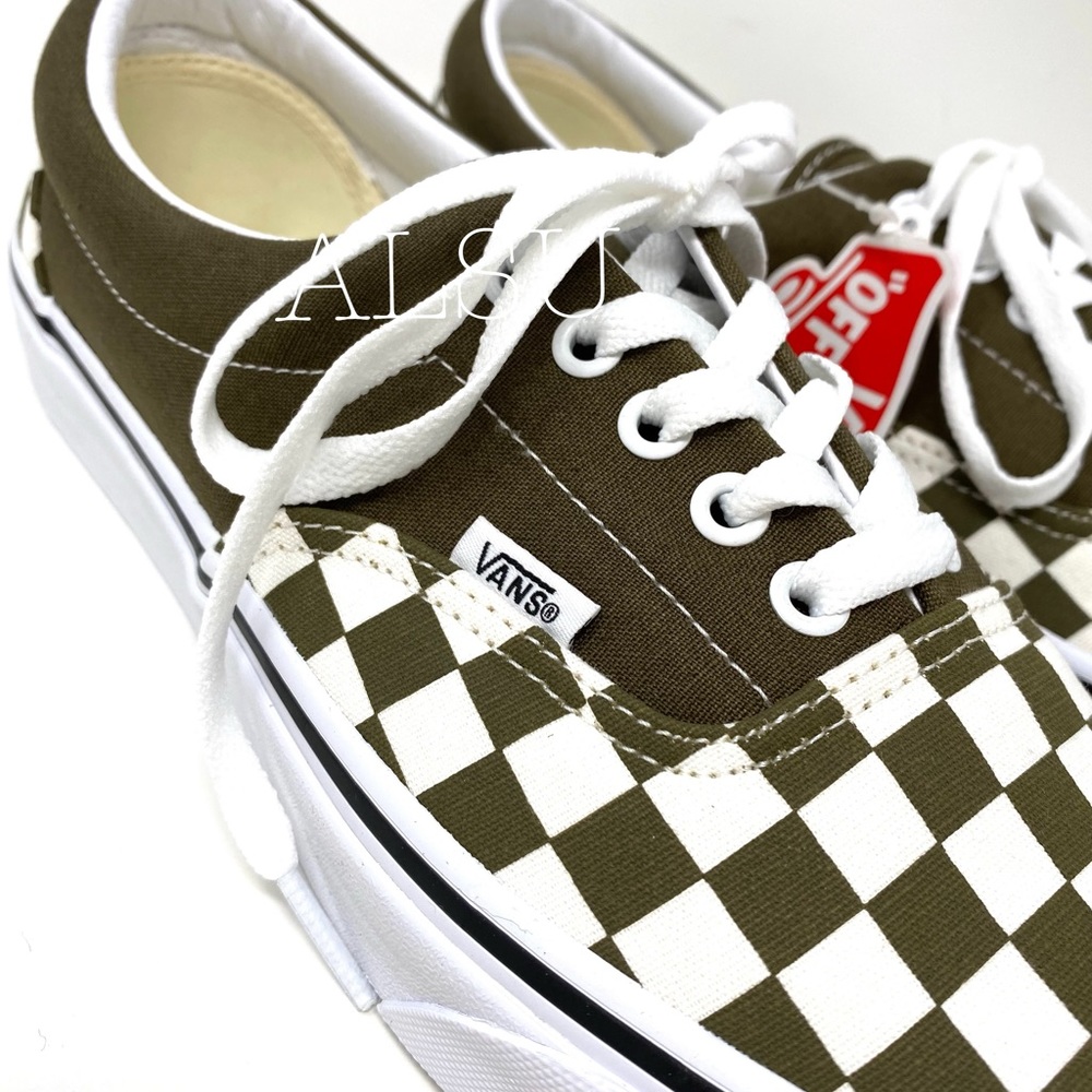 VANS 🔥SALE!🔥 Checkerboard Beech Dark Green White Low Sneaker Men’s VN0A4BV4VXI - Picture 4 of 11